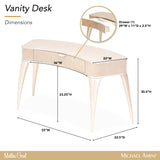 Malibu Crest Blush Vanity Desk - Ornate Home