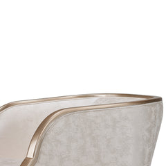 Malibu Crest Chardonnay/Cloud White Chair - Ornate Home