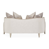 Malibu Crest Chardonnay/Cloud White Loveseat - Ornate Home