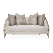 Malibu Crest Chardonnay/Cloud White Loveseat - Ornate Home