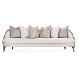 Malibu Crest Chardonnay/Cloud White Sofa - Ornate Home