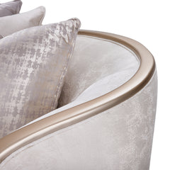 Malibu Crest Chardonnay/Cloud White Sofa - Ornate Home