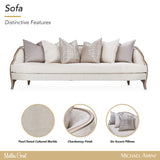 Malibu Crest Chardonnay/Cloud White Sofa - Ornate Home