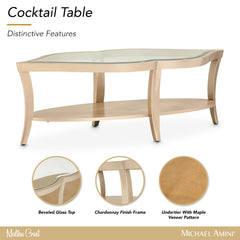 Malibu Crest Chardonnay Cocktail Table - Ornate Home