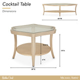 Malibu Crest Chardonnay Cocktail Table - Ornate Home