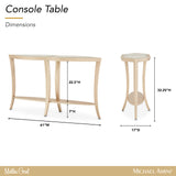 Malibu Crest Chardonnay Console Table - Ornate Home
