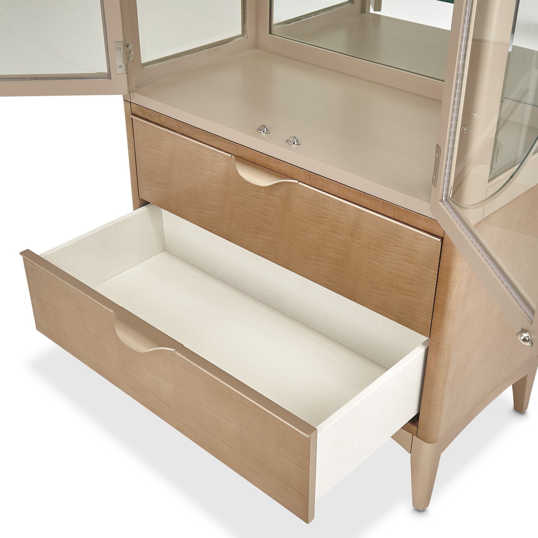 Malibu Crest Chardonnay Display Cabinet - Ornate Home