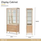 Malibu Crest Chardonnay Display Cabinet - Ornate Home