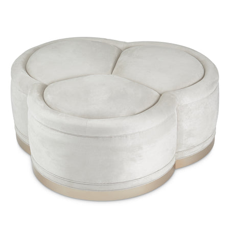 Malibu Crest Chardonnay/Doe Cocktail Ottoman - Ornate Home