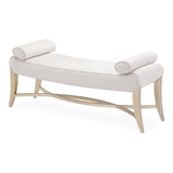 Malibu Crest Chardonnay/Doeskin Bed Bench - Ornate Home