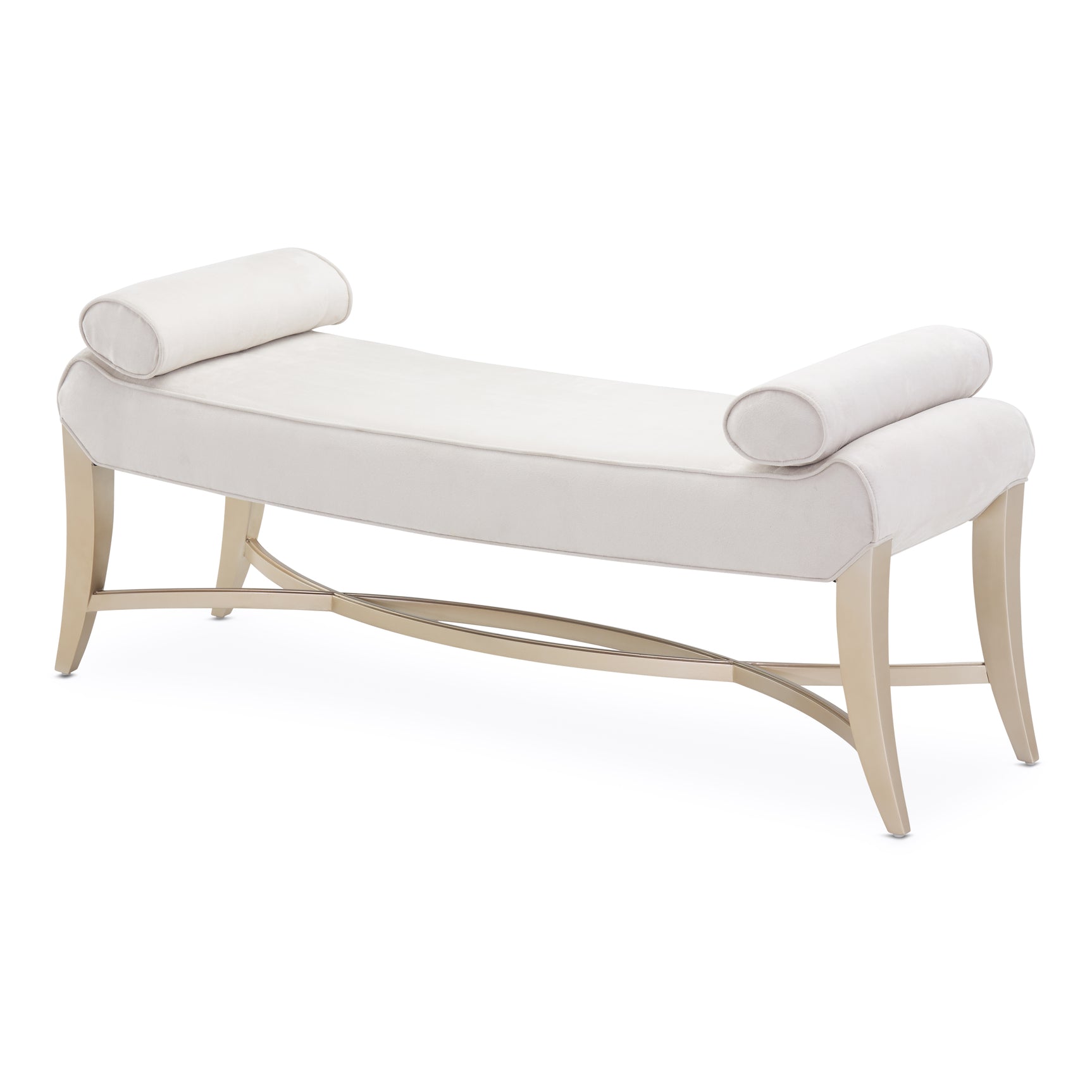 Malibu Crest Chardonnay/Doeskin Bed Bench - Ornate Home