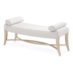 Malibu Crest Chardonnay/Doeskin Bed Bench - Ornate Home