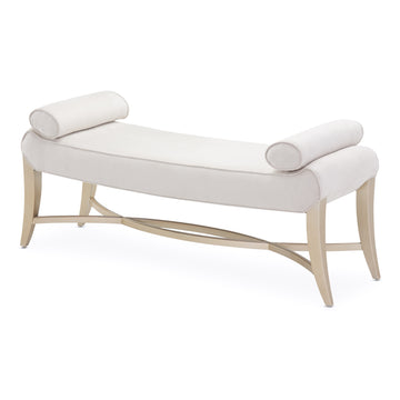Malibu Crest Chardonnay/Doeskin Bed Bench - Ornate Home