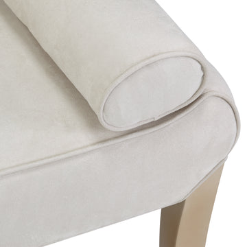 Malibu Crest Chardonnay/Doeskin Bed Bench - Ornate Home