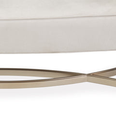 Malibu Crest Chardonnay/Doeskin Bed Bench - Ornate Home