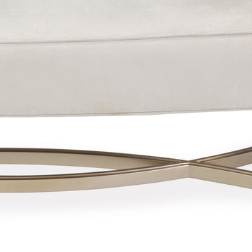 Malibu Crest Chardonnay/Doeskin Bed Bench - Ornate Home