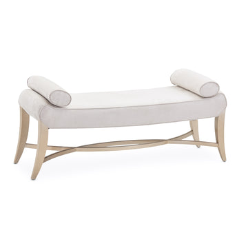 Malibu Crest Chardonnay/Doeskin Bed Bench - Ornate Home