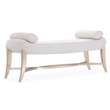 Malibu Crest Chardonnay/Doeskin Bed Bench - Ornate Home