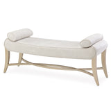 Malibu Crest Chardonnay/Doeskin Bed Bench - Ornate Home