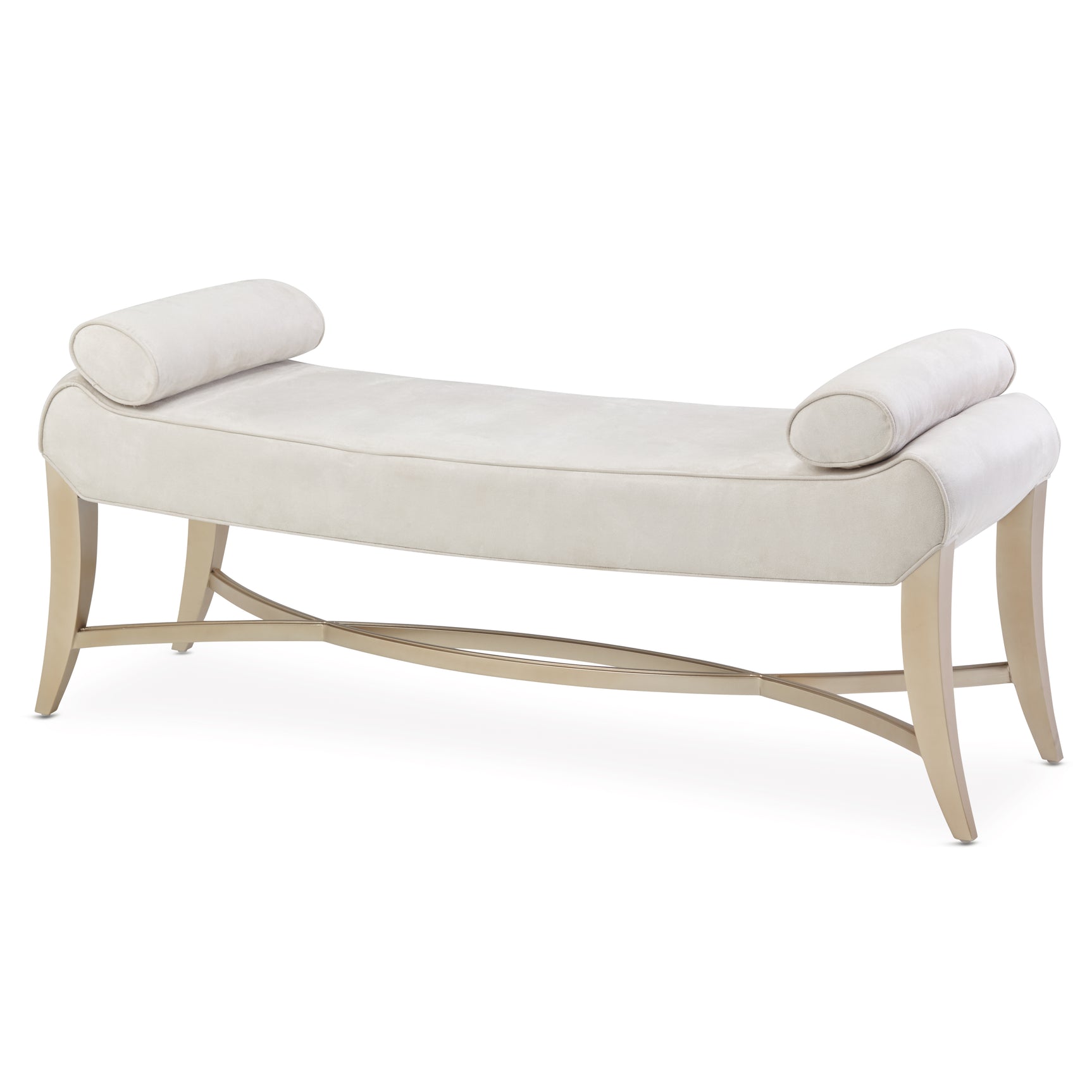 Malibu Crest Chardonnay/Doeskin Bed Bench - Ornate Home