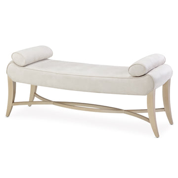 Malibu Crest Chardonnay/Doeskin Bed Bench - Ornate Home
