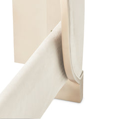 Malibu Crest Chardonnay/Doeskin Curved Panel Bed - Ornate Home