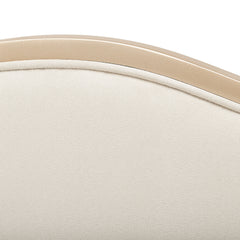 Malibu Crest Chardonnay/Doeskin Curved Panel Bed - Ornate Home