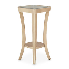 Malibu Crest Chardonnay End Table with Glass Top - Ornate Home