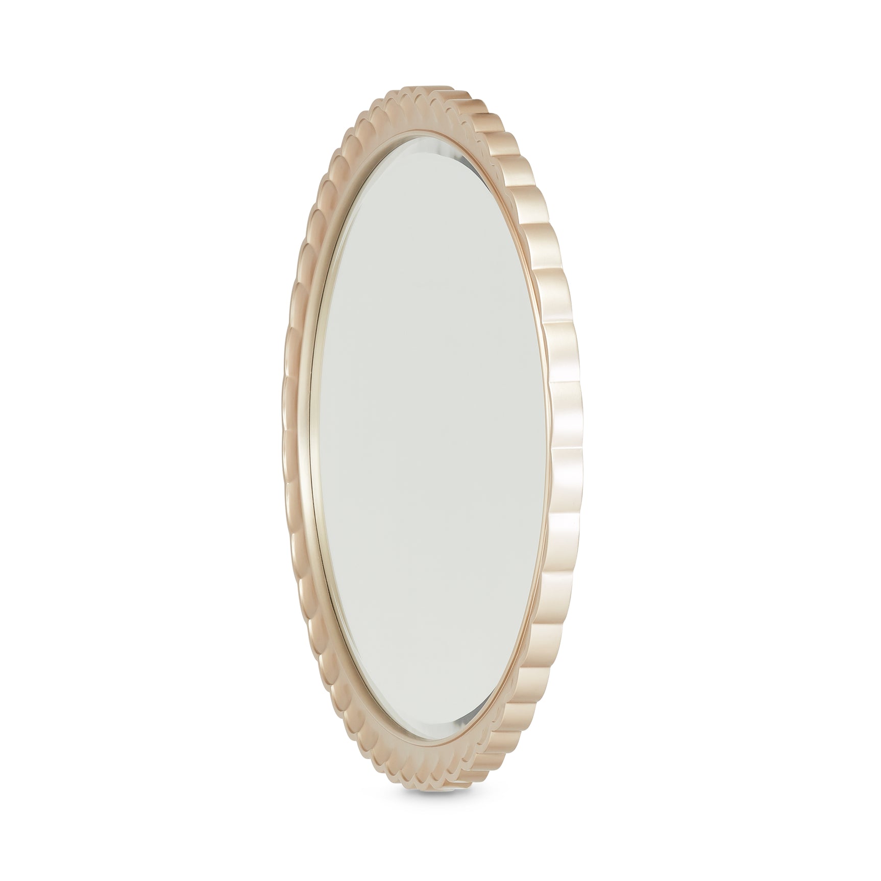 Malibu Crest Chardonnay Oval Wall Mirror - Ornate Home