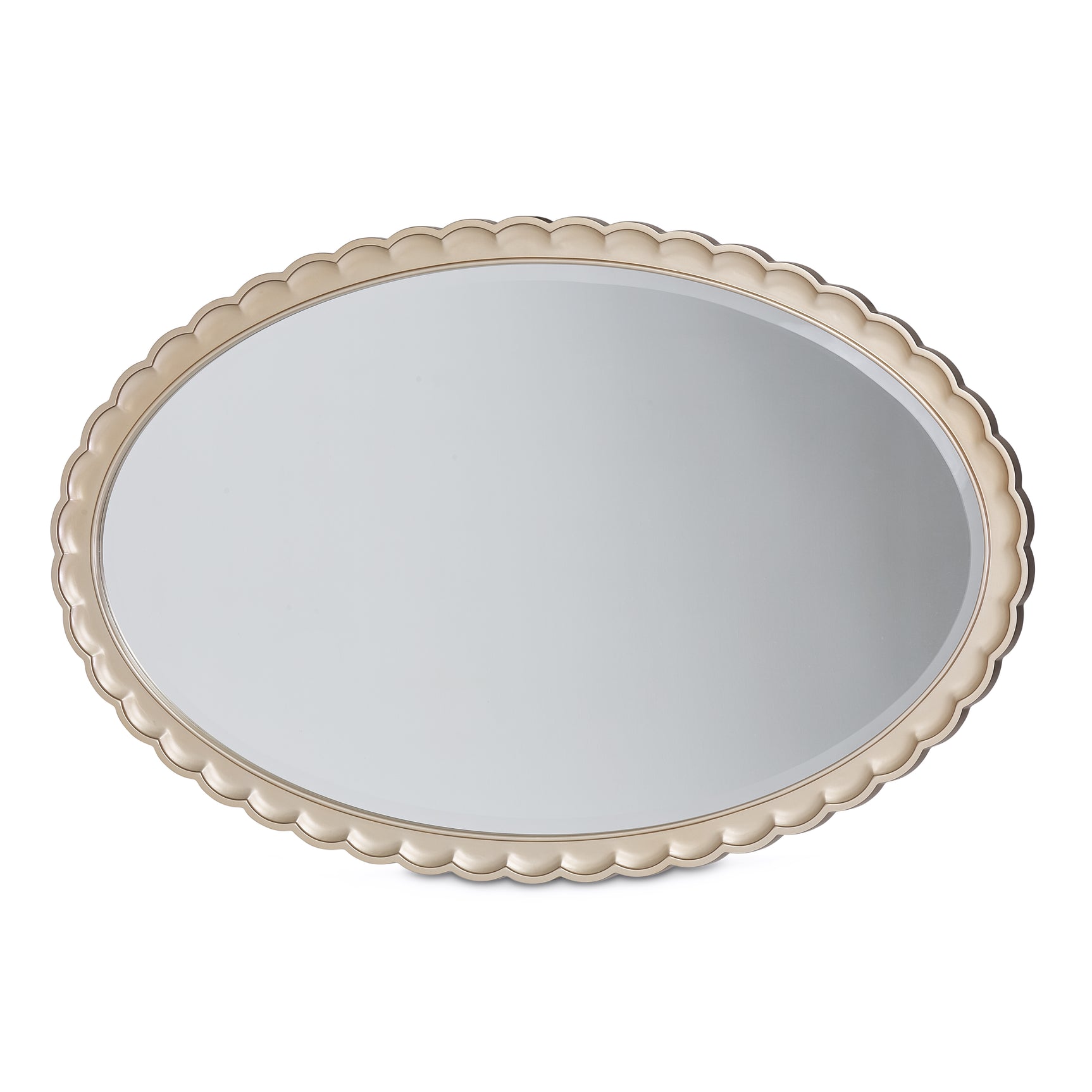 Malibu Crest Chardonnay Oval Wall Mirror - Ornate Home