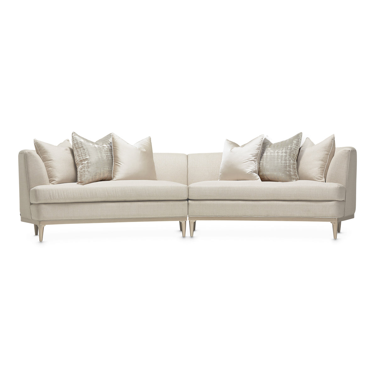 Malibu Crest Chardonnay/Pearl 2-Piece Sofa