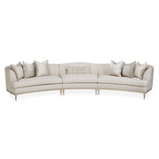 Malibu Crest Chardonnay/Pearl 3-Piece Sofa - Ornate Home