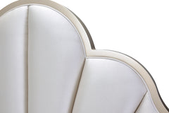 Malibu Crest Chardonnay/Porcelain Scalloped Panel Bed - Ornate Home