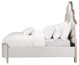 Malibu Crest Chardonnay/Porcelain Scalloped Panel Bed - Ornate Home