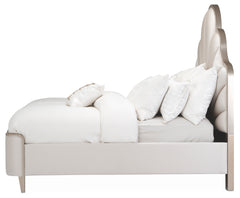 Malibu Crest Chardonnay/Porcelain Scalloped Panel Bed - Ornate Home