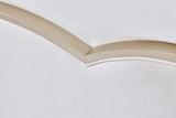 Malibu Crest Chardonnay/Porcelain Scalloped Panel Bed - Ornate Home