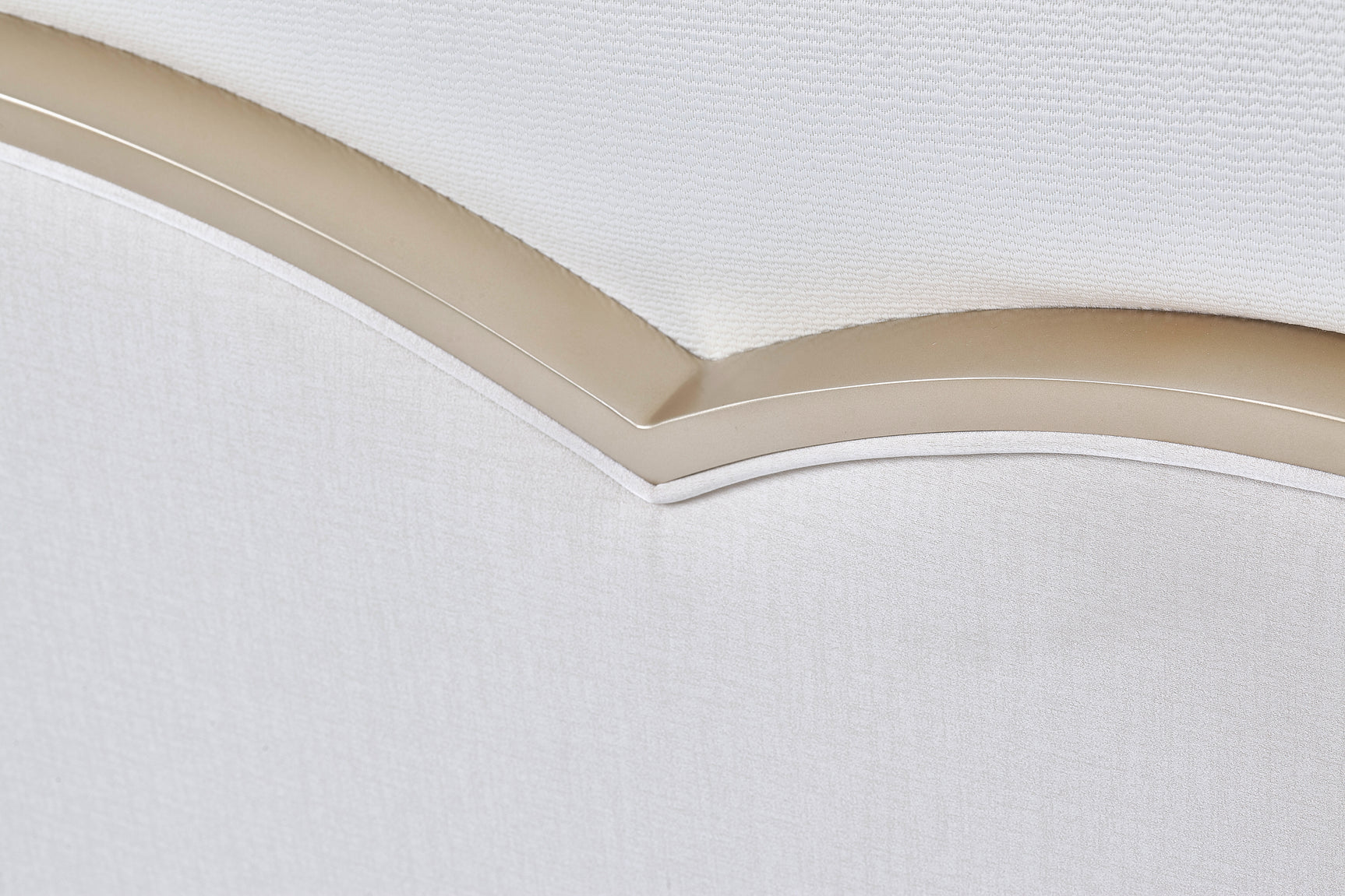 Malibu Crest Chardonnay/Porcelain Scalloped Panel Bed - Ornate Home