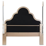 Malibu Crest Chardonnay/Porcelain Scalloped Poster Bed - Ornate Home