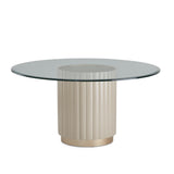 Malibu Crest Chardonnay Round Dining Table - Ornate Home