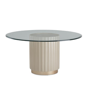Malibu Crest Chardonnay Round Dining Table - Ornate Home