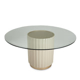 Malibu Crest Chardonnay Round Dining Table - Ornate Home