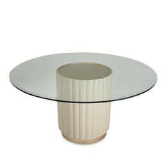 Malibu Crest Chardonnay Round Dining Table - Ornate Home