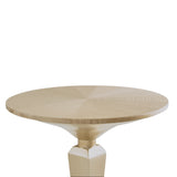 Malibu Crest Chardonnay Round Pedestal Tea Table - Ornate Home