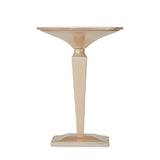 Malibu Crest Chardonnay Round Pedestal Tea Table - Ornate Home
