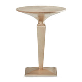 Malibu Crest Chardonnay Round Pedestal Tea Table - Ornate Home