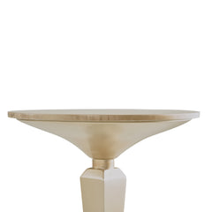 Malibu Crest Chardonnay Round Pedestal Tea Table - Ornate Home