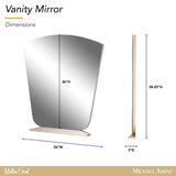Malibu Crest Chardonnay Vanity Mirror - Ornate Home