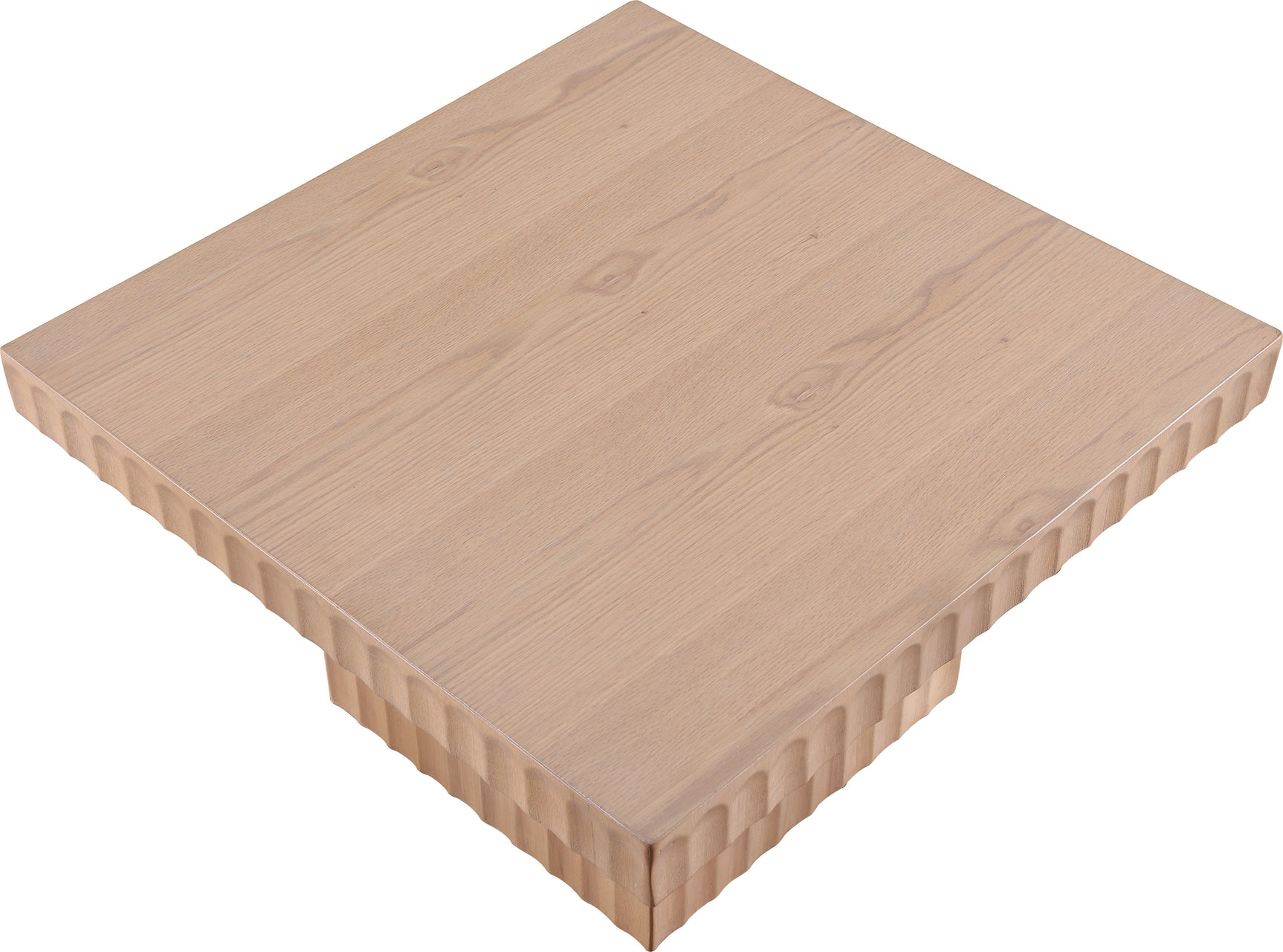 Malibu Natural Wood And Oak Veneer Coffee Table - Ornate Home