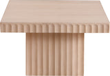 Malibu Natural Wood And Oak Veneer Coffee Table - Ornate Home