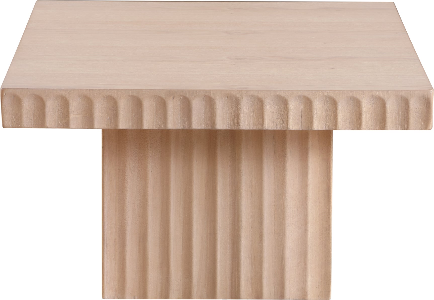 Malibu Natural Wood And Oak Veneer Coffee Table - Ornate Home